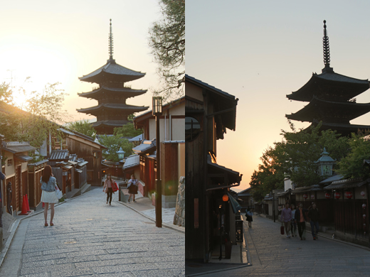 京都八坂通りから清水寺まで4